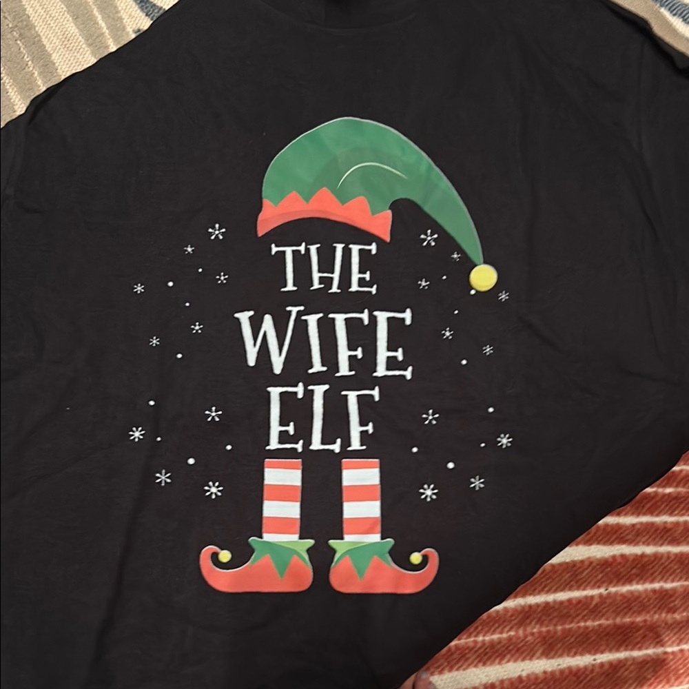The Wife Elf Black T-Shirt